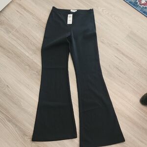 Abercrombie & Fitch Black Flare Pants